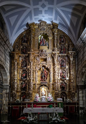 Chœur de l' église paroissiale de San Marcelo de Tánger , patron de León - Leon - Espagne - Sur le chemin de Compostelle