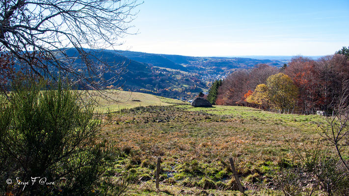 La Bourboule vue de chez Tamboine - Auvergne - France