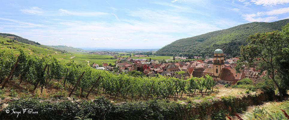 Kaysersberg - Alsace - France - Juillet 2014 - Vue panoramique