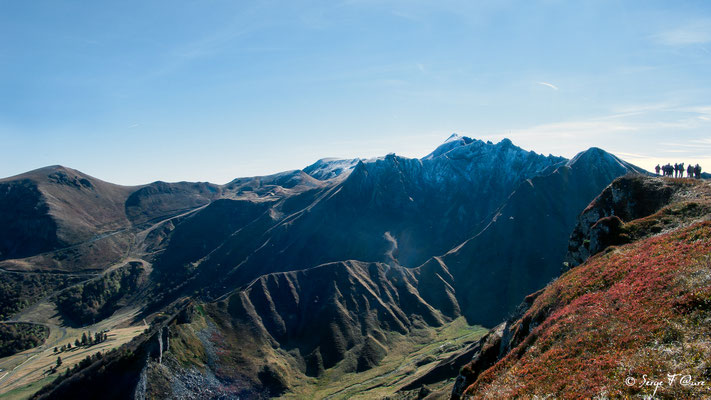 Le Puy de Sancy (altitude de 1886 m) par le val de courre - Auvergne - France