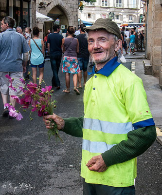 Au marché de Figeac - Sur le chemin de Compostelle