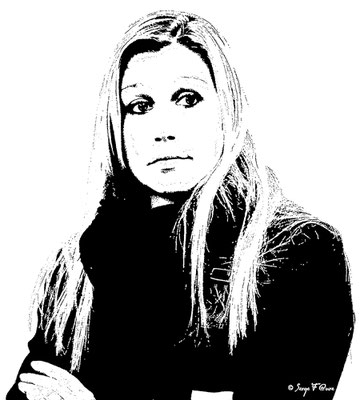 Portrait au trait par Serge Faure