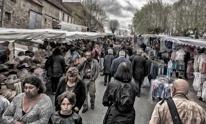 Photo façon tableau peinture Serge Faure