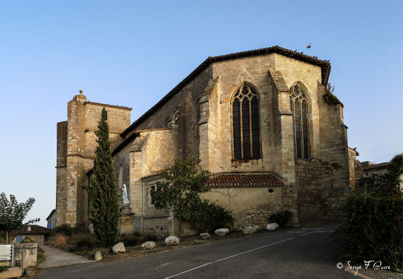 Eglise Saint-Orens-et-Saint-Louis à Miradoux - France - Sur le chemin de Compostelle