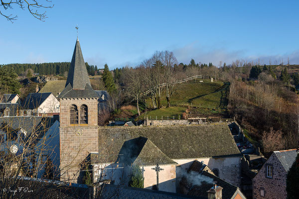 Bourg de Murat le Quaire vu du château - Auvergne - France