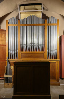 Grand Orgue - Intérieur de l'église St Pardoux - Le Mont-Dore - Massif du Sancy - Auvergne - France