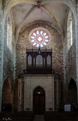 Grand Orgue de la cathédrale Saint-Luperc d'Eauze est une ancienne cathédrale située à Eauze dans le département du Gers - France - Sur le chemin de Compostelle 