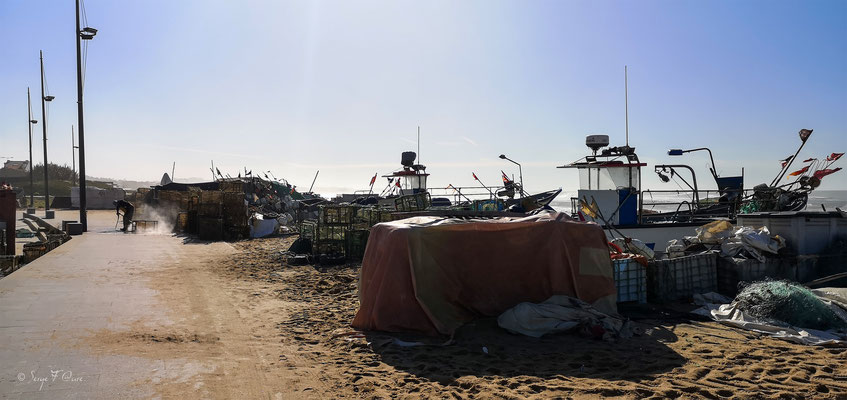 Ville côtière à forte culture de pêche, Municipalité de Vila do Conde, Portugal - Sur le chemin de Compostelle par le littoral