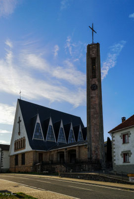 Eglise de Espinal - Sur le chemin de Compostelle 