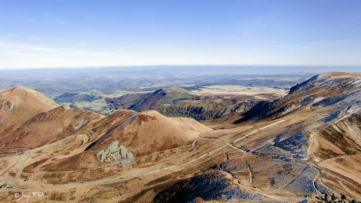Les crêtes du Massif du Sancy - Auvergne - France