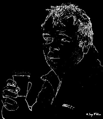 Portrait au trait par Serge Faure