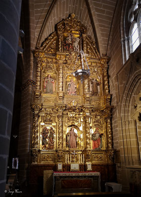 Intérieur de la Cathédrale Sainte-Marie de Pampelune - Sur le chemin de Compostelle