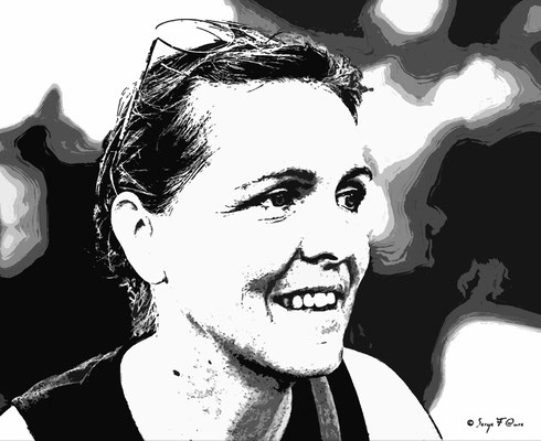 Portrait au trait par Serge Faure