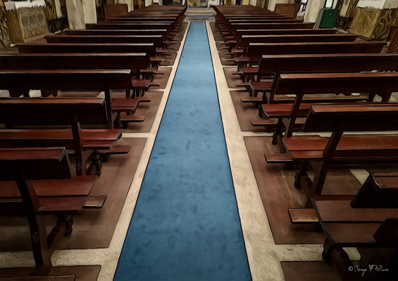 "L'art et la manière d'aller tout droit. Avant d'être mis au banc" en photo peinture