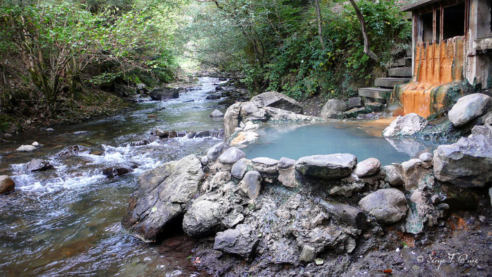 Source chaude Croizat du Mont Dore - Massif du Sancy - Auvergne - France