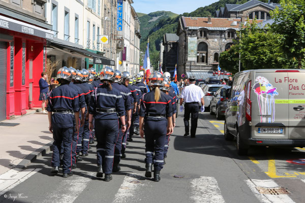 Défilé du 14 juillet 2023 - Le Mont Dore - Massif du Sancy - Auvergne - France 