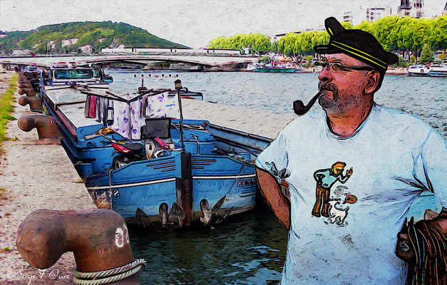 Photo façon tableau peinture Serge Faure