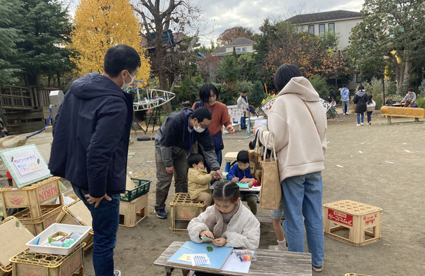 親子自然クラフト