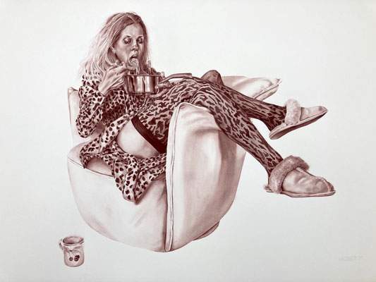 "Leopard", 75 x 101 cm
