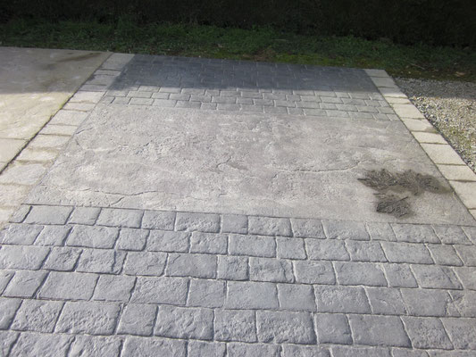 Béton imprimé différents motifs -TTA