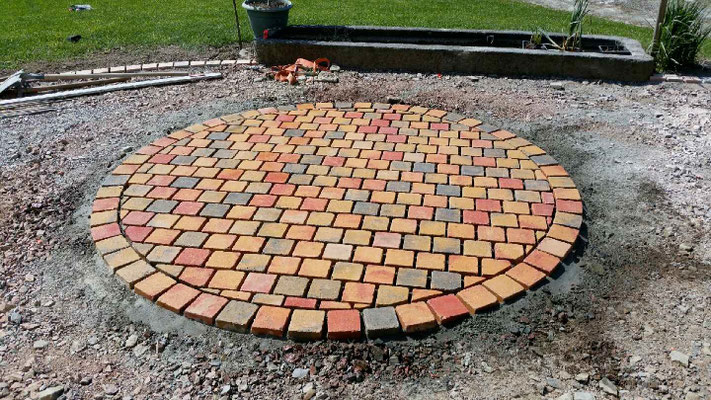 Rosace en pavé Automne - TTA