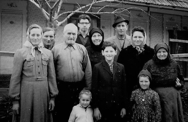 1964, Familientreffen in Lenauheim (Banat-Rumänien)