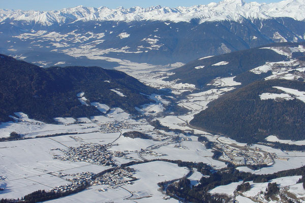 Olang Richtung Bruneck im Pustertal