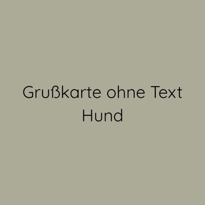 Karten mit Hundemotiven ohne Text