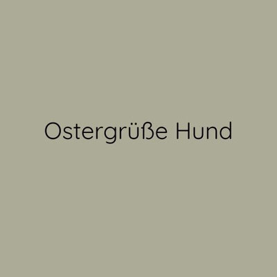 Ostergrüße mit Hundemotiv