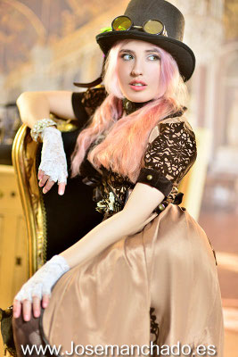 steampunk, steamgirl, steampunk cosplay, vintage cosplay, steampunk model, fan service, hot, Cosplay Girl, cosplay girls, asian girl, fotografo madrid, books madrid, fotografo modelos madrid, agencias modelos madrid