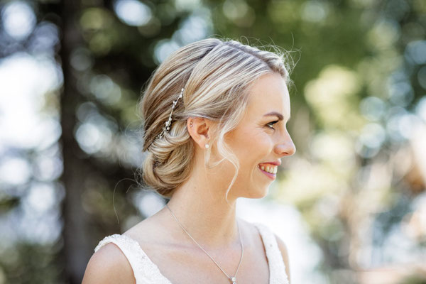 Braut 2019 Aline Make-Up, Fotos: Nina Kälin