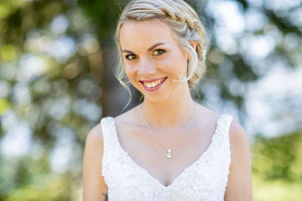 Braut 2019 Aline Make-Up, Fotos: Nina Kälin