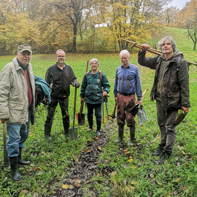 Von links: Joachim Sommer, Uwe Schober, Wolfgang Grau, Christoph Kaup, Wolf Hecker