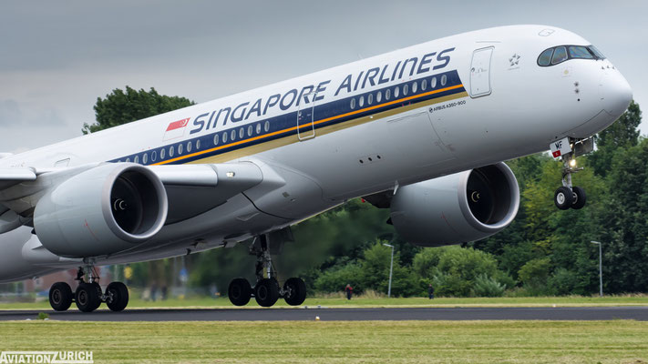 Singapore Airlines | Airbus A350-900 | 9V-SM_ | Amsterdam