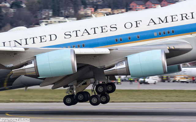 US Air Force | Boeing VC-25A "Air Force One" | 92-9000 | Zurich