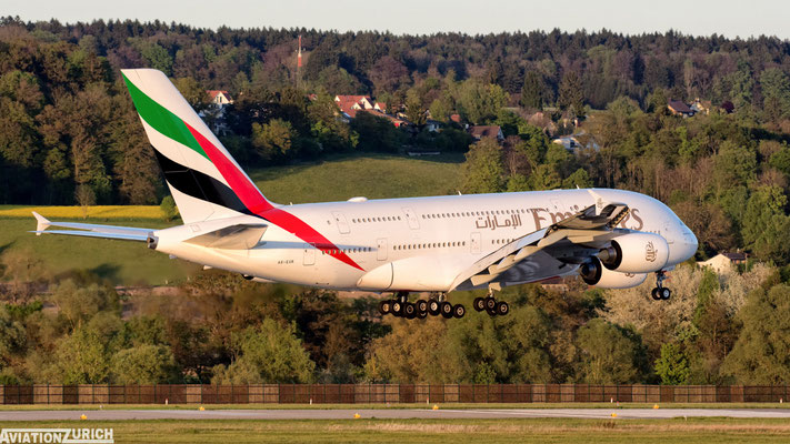 Emirates | Airbus A380 | A6-EUK | Zurich