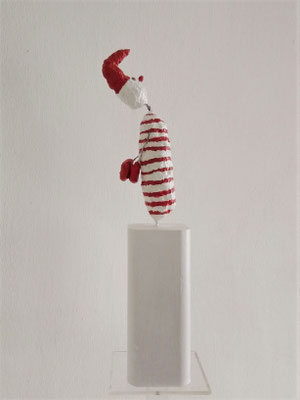 "Der Sternengucker", Papiermachee, Lack, SOLD