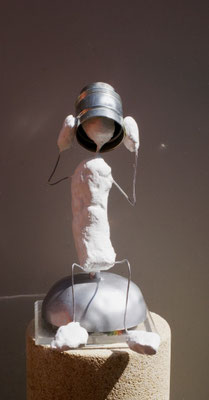 Kleinskulptur: "Bin net do...", SOLD