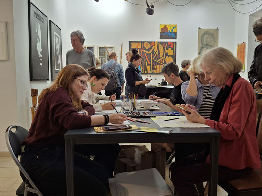 "speedpainting" artwalk18, vienna art market, 13./14. september 2025
