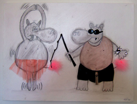Serie: "Sado Maso", Mischtechnik, SOLD
