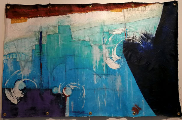 " Urban", Acryl auf Leinwand