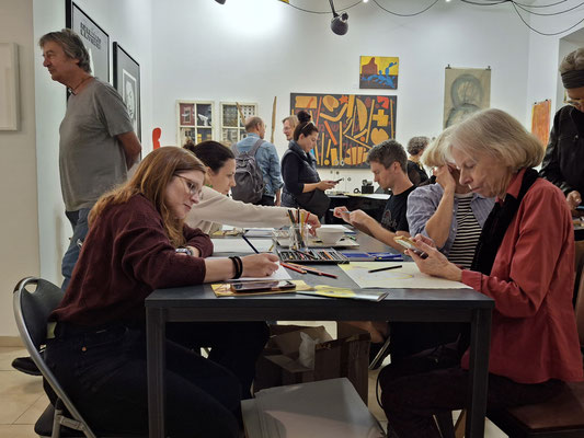 "speedpainting" artwalk18, vienna art market, 13./14. september 2025