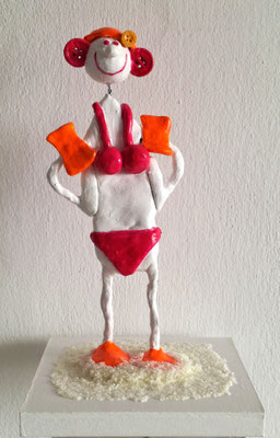 Serie "Summerfeeling", Fymo, Acryl -Schwimmflügerl 2025