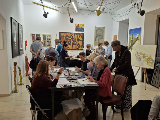 "speedpainting" artwalk18, vienna art market, 13./14. september 2025