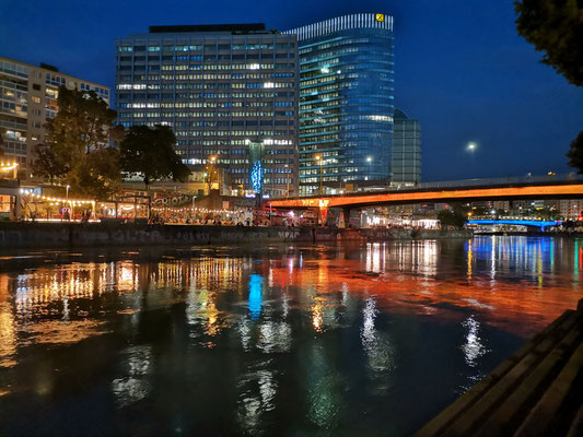 Abendstimmung Donaukanal 2024