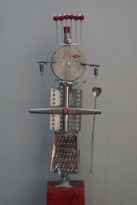 Serie kleine Metallobjekte: "African Beauty", SOLD