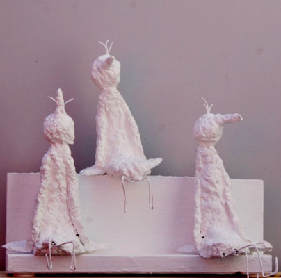 Serie: "Schräge Vögel", Modelliermasse, SOLD