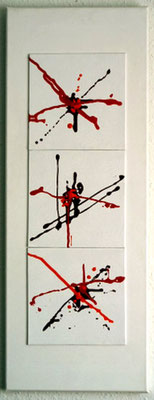 Begegnung, Lack auf Leinwand, SOLD