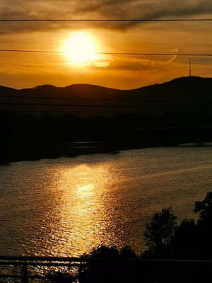 Abendstimmung Neue Donau, 2024