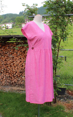 Wickelkleid aus weichem Baumwoll-Chambrey